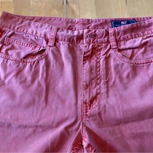 Vineyard Vines salmon pink slim five pocket jeans 30 x 34 (actual 32 x 33) EUC